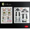 Kelik RF-4E - interior 3D decals for Hasegawa kit - 3D belsőtér-részletező matricakészlet