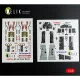 Kelik RF-4E - interior 3D decals for Hasegawa kit - 3D belsőtér-részletező matricakészlet