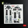 Kelik RF-4E - interior 3D decals for Hasegawa kit - 3D belsőtér-részletező matricakészlet