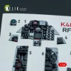 Kelik RF-4E - interior 3D decals for Hasegawa kit - 3D belsőtér-részletező matricakészlet