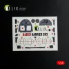 Kelik HARRIER GR3 - interior 3D decals for Kinetic kit - 3D belsőtér-részletező matricakészlet