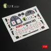 Kelik HARRIER GR3 - interior 3D decals for Kinetic kit - 3D belsőtér-részletező matricakészlet