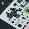Kelik HARRIER GR3 - interior 3D decals for Kinetic kit - 3D belsőtér-részletező matricakészlet