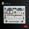 Kelik AV-8A HARRIER (Early) - interior 3D decals for Kinetic kit - 3D belsőtér-részletező matricakészlet