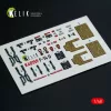 Kelik F-14D - interior 3D decals for GWH kit - 3D belsőtér-részletező matricakészlet