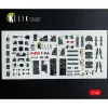 Kelik F-14A - interior 3D decals for GWH kit - 3D belsőtér-részletező matricakészlet