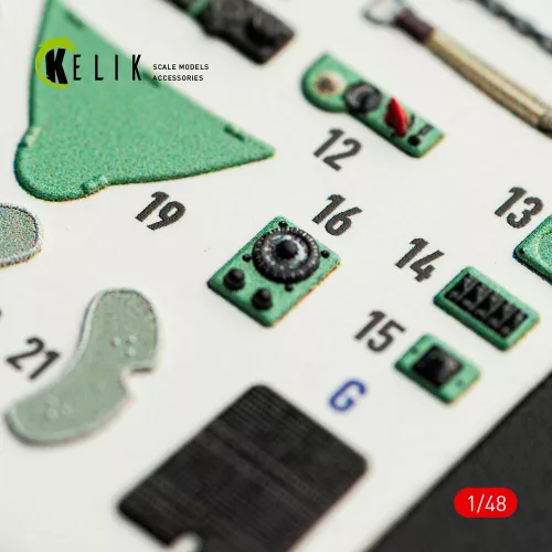 Kelik MC.200 - interior 3D decals for Italeri kit - 3D belsőtér-részletező matricakészlet