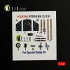 Kelik FOKKER D.XXI - interior 3D decals for Special Hobby kit - 3D belsőtér-részletező matricakészlet