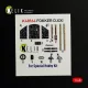 Kelik FOKKER D.XXI - interior 3D decals for Special Hobby kit - 3D belsőtér-részletező matricakészlet