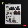 Kelik Spitfire TR.9 - interior 3D decals for Airfix - 3D belsőtér-részletező matricakészlet