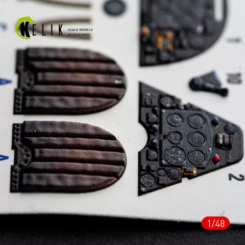 Kelik Spitfire TR.9 - interior 3D decals for Airfix - 3D belsőtér-részletező matricakészlet