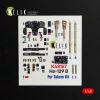 Kelik Hs-129 B - interior 3D decals for Takom kit - 3D belsőtér-részletező matricakészlet
