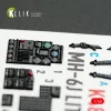 Kelik MH-6J Little Bird - interior 3D decals for ICM kit - 3D belsőtér-részletező matricakészlet