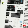 Kelik MH-6J Little Bird - interior 3D decals for ICM kit - 3D belsőtér-részletező matricakészlet