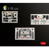 Kelik F-16I SUFA - interior 3D decals for GWH kit - 3D belsőtér-részletező matricakészlet