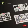 Kelik F-16I SUFA - interior 3D decals for GWH kit - 3D belsőtér-részletező matricakészlet