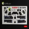 Kelik F-16I SUFA - interior 3D decals for GWH kit - 3D belsőtér-részletező matricakészlet