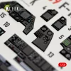 Kelik F-16I SUFA - interior 3D decals for GWH kit - 3D belsőtér-részletező matricakészlet
