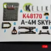 Kelik A-4M SKYHAWK - interior 3D decals for Hasegawa - 3D belsőtér-részletező matricakészlet