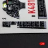 Kelik TA-4J SKYHAWK - interior 3D decals for Hasegawa - 3D belsőtér-részletező matricakészlet