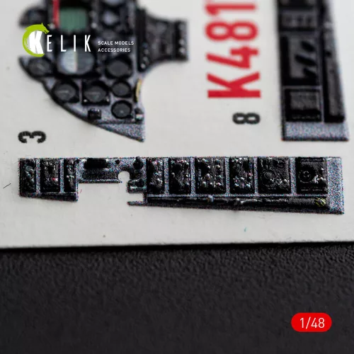 Kelik TA-4J SKYHAWK - interior 3D decals for Hasegawa - 3D belsőtér-részletező matricakészlet