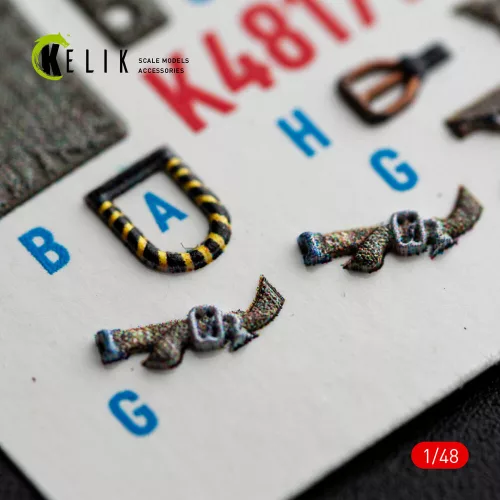 Kelik TA-4J SKYHAWK - interior 3D decals for Hasegawa - 3D belsőtér-részletező matricakészlet