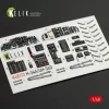 Kelik H-34A/UH-34D - interior 3D decals for Italeri kit - 3D belsőtér-részletező matricakészlet