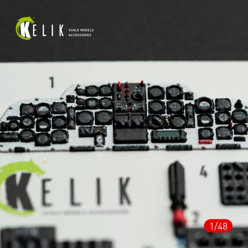 Kelik H-34A/UH-34D - interior 3D decals for Italeri kit - 3D belsőtér-részletező matricakészlet