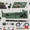 Kelik Hurricane Mk.IIC - interior 3D decals for Hobby Boss - 3D belsőtér-részletező matricakészlet