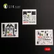 Kelik F-15C (Late) - interior 3D decals for Hasegawa - 3D belsőtér-részletező matricakészlet