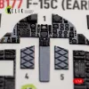 Kelik F-15C (Early) - interior 3D decals for Hasegawa - 3D belsőtér-részletező matricakészlet