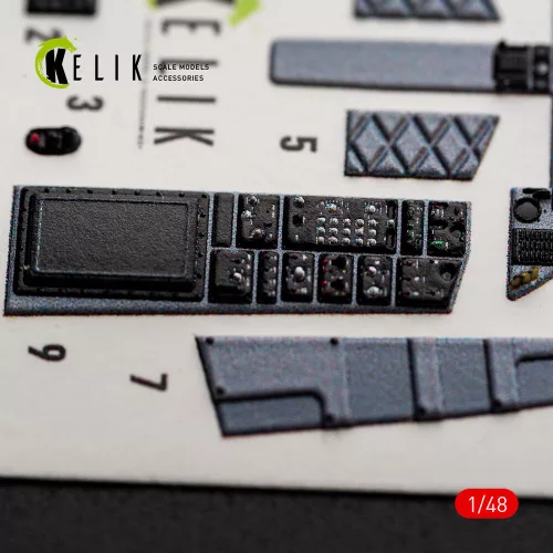 Kelik F-15C (Early) - interior 3D decals for Hasegawa - 3D belsőtér-részletező matricakészlet