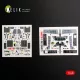 Kelik F-15E (Early) - interior 3D decals for Hasegawa - 3D belsőtér-részletező matricakészlet