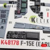 Kelik F-15E (Early) - interior 3D decals for Hasegawa - 3D belsőtér-részletező matricakészlet