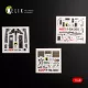 Kelik F-15A - interior 3D decals for Hasegawa - 3D belsőtér-részletező matricakészlet