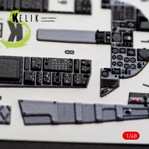 Kelik F-15A - interior 3D decals for Hasegawa - 3D belsőtér-részletező matricakészlet