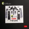 Kelik F-15J (Late) - interior 3D decals for Hasegawa - 3D belsőtér-részletező matricakészlet