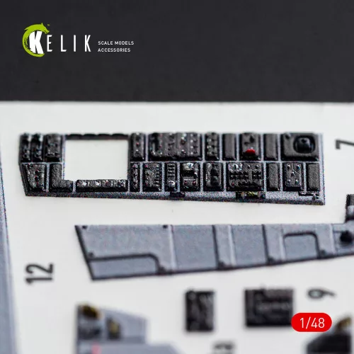 Kelik F-15DJ Eagle - interior 3D decals for Hasegawa - 3D belsőtér-részletező matricakészlet