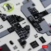 Kelik F-15DJ Eagle - interior 3D decals for Hasegawa - 3D belsőtér-részletező matricakészlet