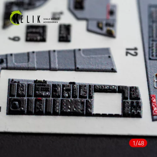 Kelik F-15DJ Eagle - interior 3D decals for Hasegawa - 3D belsőtér-részletező matricakészlet