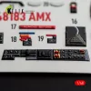 Kelik AMX - interior 3D decals for Hobby Boss - 3D belsőtér-részletező matricakészlet
