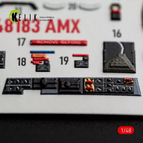 Kelik AMX - interior 3D decals for Hobby Boss - 3D belsőtér-részletező matricakészlet