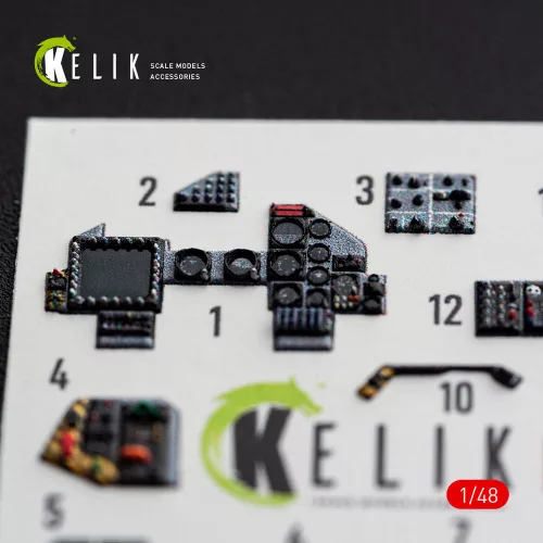 Kelik AMX - interior 3D decals for Hobby Boss - 3D belsőtér-részletező matricakészlet