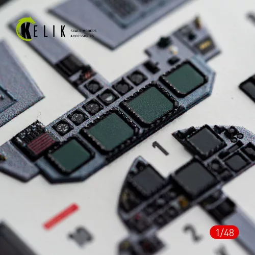 Kelik F-15E (Late) - interior 3D decals for Hasegawa - 3D belsőtér-részletező matricakészlet