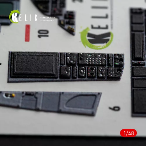 Kelik F-15E (Late) - interior 3D decals for Hasegawa - 3D belsőtér-részletező matricakészlet