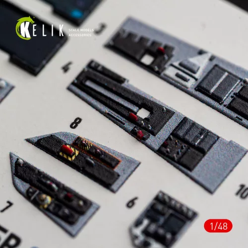 Kelik F-35B - interior 3D decals for Italeri - 3D belsőtér-részletező matricakészlet