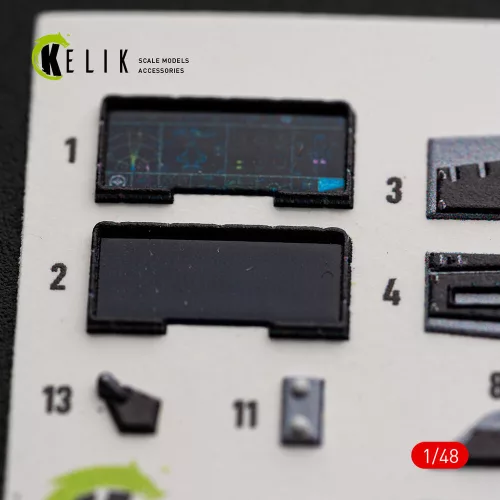 Kelik F-35B - interior 3D decals for Italeri - 3D belsőtér-részletező matricakészlet