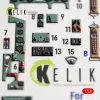 Kelik A6M5a - interior 3D decals for Fine Molds - 3D belsőtér-részletező matricakészlet