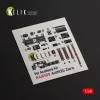 Kelik A6M2b Zero - interior 3D decals for Academy - 3D belsőtér-részletező matricakészlet