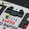 Kelik F-22 Raptor - interior 3D decals for Hasegawa - 3D belsőtér-részletező matricakészlet